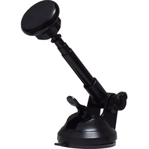 설치해보새 차량용 마그네틱 대시보드 유리 흡착형 휴대폰 거치대, 블랙, 1개