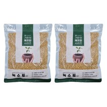 가든잇 깨끗한 녹소토 소포장 세립, 2개, 2L