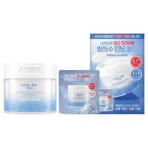 셀퓨전씨 포스트 알파 쿨링 패드 + 리필팩 70p 세트, 1세트 상품 이미지 1