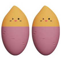 단미 고구마 듀얼 손난로 보조배터리 전기 핫팩 충전식 주머니 난로 2p, 밤고구마, DA-SPOTATO 상품 사진
