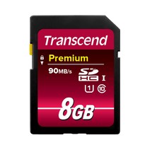 트랜센드 Premium UHS-I SD카드, 8GB