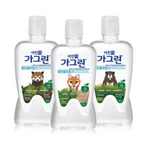 가그린 어린이용 사과향, 380ml, 3개