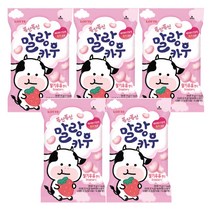 말랑카우 딸기우유 캔디, 79g, 5개
