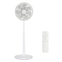 시프이컴 무소음 스마트 BLDC 스탠드형 무선 선풍기 화이트, CIF-WF01