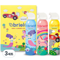 브리엘 유아용 버블 바디클렌저 복숭아향 200ml + 베리향 200ml + 망고향 200ml 세트, 3세트