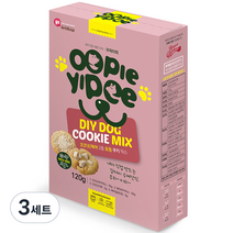 브레드가든 반려동물 우피이피 코코넛 가루 5g + 북어칩 5g + 코코넛쿠키믹스 55g + 북어쿠키믹스 55g 간식 DIY 세트, 3세트, 생선