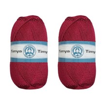 diktas 팀야 여름 뜨개실, 5919 버건디, 410m, 1개