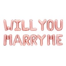 파티팡 WILL YOU MARRY ME 은박풍선 세트, 로즈골드, 3세트