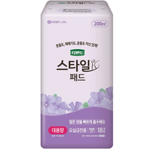 디펜드 여성용 스타일 패드 대용량, 18개입, 1개
