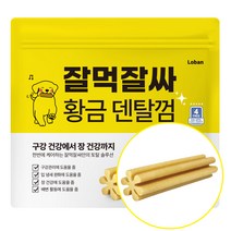 로반 잘먹잘싸 황금 덴탈껌 반려견 강아지 간식 35p, 황태맛, 300g, 1개