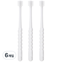예꼬맘 360도 베이비용 칫솔 1단계, 화이트, 1개입, 6개
