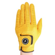 까스텔바작 양피 컬러 골프장갑 왼손용, 옐로우