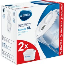 브리타 마렐라 XL 화이트 기획팩+한국형 필터2개 기본구성, 마렐라 XL White