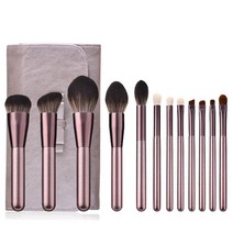 OON 메이크업 브러쉬 12종 세트, 펄 바이올렛, 1세트