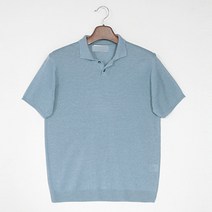 머시따 남성용 데일리 썸머 카라 반팔 니트