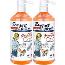 부케가르니 에코 주방세제 자몽향, 2개, 750ml