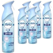 페브리즈 에어 상쾌한하늘향 화장실 탈취제 본품, 275g, 6개
