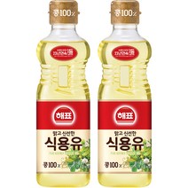 해표 맑고 신선한 식용유, 900ml, 2개