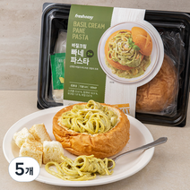 프레시지 바질크림 빠네 파스타, 636g, 5개