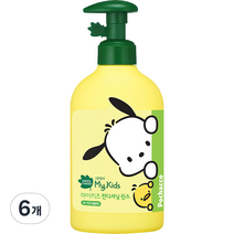 그린핑거 유아용 마이키즈 산리오 린스 과일향, 320ml, 6개