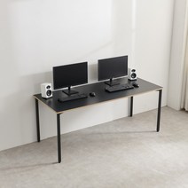 하우스틸 에스트 심플 컴퓨터 데스크 1500 x 750, 블랙