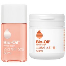 바이오오일 스킨케어오일 60ml + 드라이스킨젤 50ml, 1세트