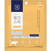 브리더랩 하루에 하나씩 월간스틱 고양이 간식, 닭가슴살, 30개