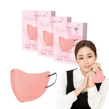 아이바나리 에어 황사방역용 마스크 대형 KF94, 10개입, 3개, 인디핑크