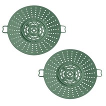 플라이토 실리콘 찜기 카키, 24.2cm, 2개