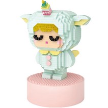 LOZ 미니블럭 베이비 유니콘 뮤직박스, 혼합색상