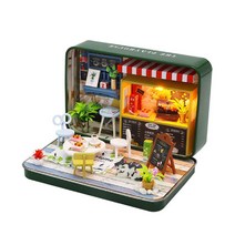 꼬미딜 DIY 미니어처하우스 박스형 24 여름 극장 + 제작도구, 혼합색상