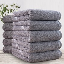 코튼클라우드 호텔수건 170g 40수 코마사, 연회색, 10개