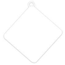 리벳 실리콘 사각 배수구 덮개 15cm x 15cm 흰색, 1개