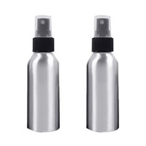 DM 뷰티 스프레이 알루미늄 공병 100ml, 블랙, 2개