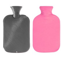 파쉬 양면빗살 핫팩 물주머니 2L 랜덤 발송   면쭈리커버 핑크, 1세트