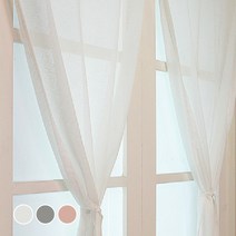 디자인갤러리 찍찍이 린넨룩 쉐어 벨크로커튼