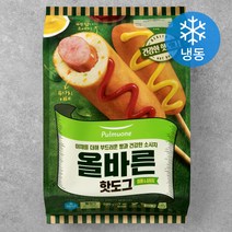 풀무원 올바른 핫도그 개별 (냉동), 75g, 7개입