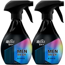 페브리즈 섬유탈취제 맨 쿨아쿠아향 본품, 370ml, 2개, 쿨 아쿠아 향
