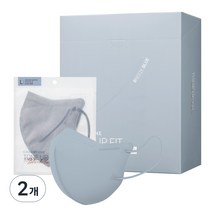 참존 톤업핏 블랙라벨 라이트 마스크 대형, 25개입, 2개, 브리즈 블루