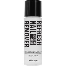 위드샨 논 아세톤 리프레쉬 네일 리무버, 1개, 100ml