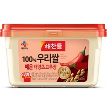 해찬들 100% 우리쌀 매운 태양초 고추장, 1.8kg, 1개