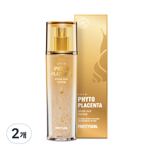프리티스킨 골드 파이토 플라센타 스네일 EGF 토너, 140ml, 2개