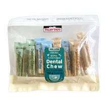 파미데이즈 밀리언 골라먹는 치석제거 덴탈츄 10g x 3종 x 5p 세트, 우유맛, 해초맛, 치킨맛, 1세트