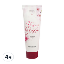 토니모리 체리블라썸 촉촉 바디크림, 4개, 250ml