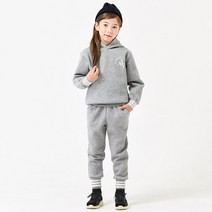 아동용 올웨이 기모 후드 상하의 세트