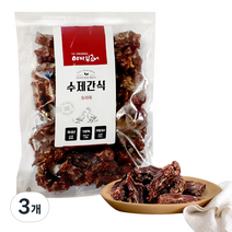 야아부르니 수제간식 대용량팩, 오리목뼈, 3개