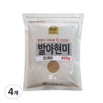 대한농산 발아현미, 800g, 4개