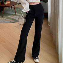 패션풀 여성용 하임 세미 부츠컷 슬랙스 26926