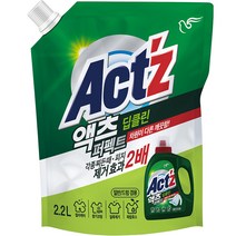 액츠 퍼펙트 딥클린 액상세제 리필, 2.2L, 1개