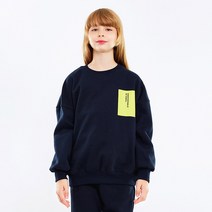 고스트리퍼블릭 아동용 스트랩 프린팅 오버핏 맨투맨 티셔츠 JMT-J191